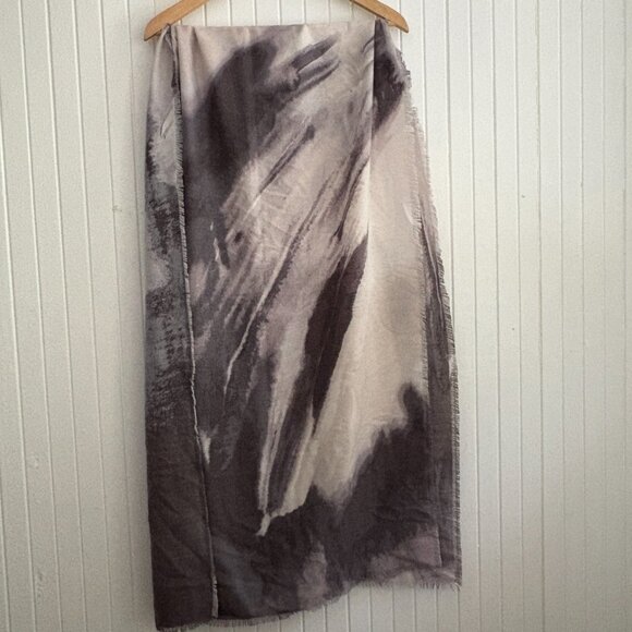 Vince Camuto Ink Wave Scarf - Picture 7 of 15